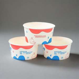 Bol à salade jetable en papier kraft avec revêtement PE de qualité alimentaire, pour vente en gros, avec couvercle, idéal pour les salades à emporter et les Poke Bowl - Product Image 6