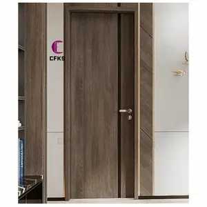 Promoção Apartamento Casa Sala Interior madeira maciça MDF Porta moderna folheado portas