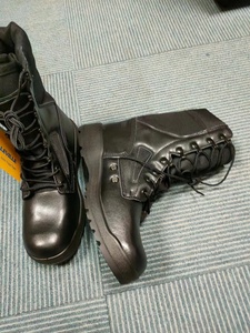 TSB21-1 DMS <b>Black</b> Leather <b>Combat</b> Boots - Product Image 3