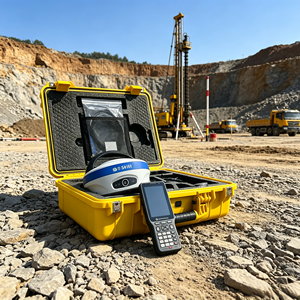 Stonex S9II IP68 GNSS RTK robuste 1408 canaux GPS BDS GLONASS Galileo Équipement <span class=keywords><strong>de</strong></span> topographie Version internationale Google - Product Image 1