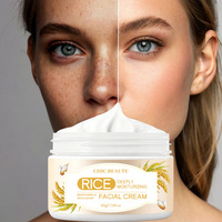 Crème Visage Anti-rides au Riz, Éclaircissante pour le Mélasma et la Pigmentation, Hydratant Liftant, Cosmétiques Coréens, Crème Visage au Riz