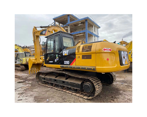 รถขุดไฮดรอลิก CAT320D มือสองสภาพดี ของแท้จาก Caterpillar รถขุดตีนตะขาบ CAT320D สำหรับขาย - Product Image 1