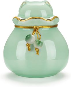Urne commémorative miniature <span class=keywords><strong>personnalisée</strong></span> en <span class=keywords><strong>céramique</strong></span> pour cendres de chat ou de chien, petite boîte décorative pour cendres funéraires - Product Image 1