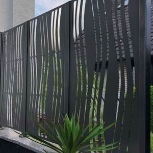 Écrans de confidentialité en métal découpés au laser pour la zone de la piscine et le patio, bloquant la <span class=keywords><strong>vue</strong></span> tout en maintenant la circulation de l'air - Product Image 1