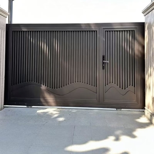 <span class=keywords><strong>Portail</strong></span> de villa de luxe en aluminium pour jardins extérieurs et cours avant aux Philippines – Clôture extérieure en alliage d'aluminium - Product Image 2