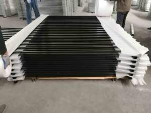 Kare tüp antika kısa ferforje 4 ayak demir ızgara çit çelik çit küçük köy alan - Product Image 6