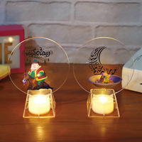 Lanterne de table LED personnalisée en gros pour les décorations du Ramadan et de l'Aïd Moubarak