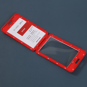 Mode plastique dur couleur travail porte-<span class=keywords><strong>carte</strong></span> d'identité personnel simple face école lanière nom porte-Badge étui sans ficelle - Product Image 6