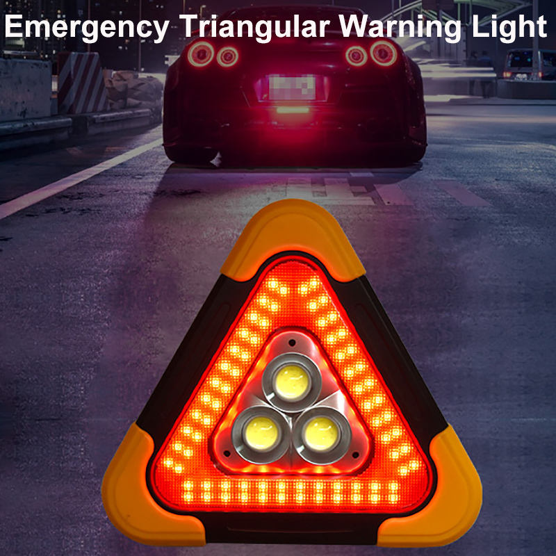 Solar Emergency Triangular Warning Light Safety Emergency Breakdown ...