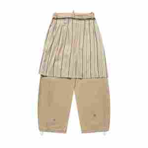 Pantalons en <span class=keywords><strong>jean</strong></span> streetwear à jambes larges à volants <span class=keywords><strong>beige</strong></span> personnalisés, jeans décontractés de haute qualité pour toutes les saisons, jeans amples pour hommes - Product Image 6