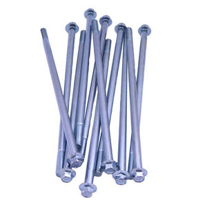 Stock disponible, expédition rapide, boulons longs à bride M8*200 en acier au carbone antirouille pour générateur, vis de pièces de moteur - Product Image 5