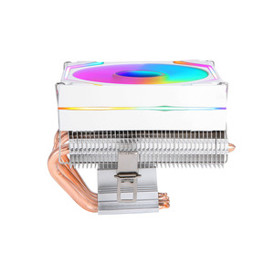 QiuzAim, venta al por mayor, Enfriador de <span class=keywords><strong>CPU</strong></span> AM4, ventilador RGB de 90mm con tecnología de 4 tubos de calor, refrigeración avanzada para computadora de escritorio 1151 8th Gen I5 - Product Image 5