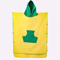 Offre Spéciale Personnalisé Durable Microfibre Surf Enfants À Capuche Poncho Serviette De Plage