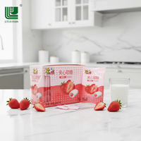 Caramelos Masticables Rellenos de Fruta de Colores, Envueltos Individualmente, Estilo Tradicional Chino, 12 Meses