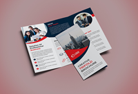 Impression de brochures, dépliants et prospectus pliés à trois panneaux et six pages