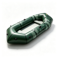 Bateau gonflable ultraléger en TPU rigide, pliable et portable pour la pêche, le camping, les aventures en rivière et en lac