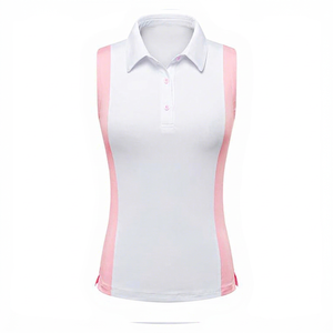 Hotsale Summer Casual Plus Size Women's Sleeveless Golf Polo <b>Shirt</b> Solid Embroidered Jersey Custom Logo Quick-drying Breathable - Product Image 1