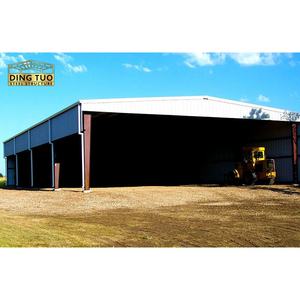 Bâtiment à structure métallique, hangar à chevaux en acier, porcherie préfabriquée, entrepôt à ossature métallique, manège pour chevaux, bâtiment d'élevage caprin - Product Image 1