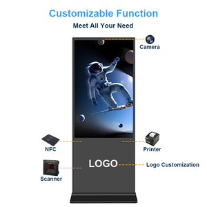 65-Zoll-Infrarot-Touch-Werbekiosk mit integriertem CMS und kommerziellem Design für Einkaufszentrum-Displays und Kino-Promotionen - Product Image 2