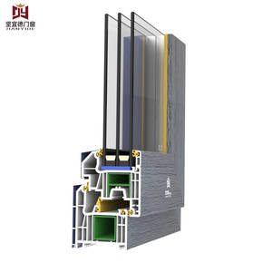Fenêtre en <span class=keywords><strong>PVC</strong></span> série 60/70 directement de l'usine - Fenêtre en vinyle insonorisée abordable - Product Image 1