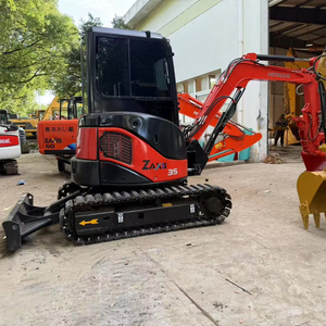 รถขุดขนาดเล็กฮิตาชิ ZX35 มือสอง พร้อมเครื่องยนต์ยันม่าร์ บุ้งกี๋ขนาด 0.15 คิว กำลัง 22 กิโลวัตต์ พร้อมหัวหนีบ  ชุดเกียร์ ปั๊ม แบริ่ง PLC - Product Image 1