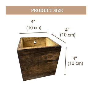 Jardinière <span class=keywords><strong>en</strong></span> <span class=keywords><strong>bois</strong></span> <span class=keywords><strong>pour</strong></span> plantes, petites jardinières murales carrées <span class=keywords><strong>pour</strong></span> plantes d'intérieur, pot de fleurs suspendu à la fenêtre, boîtes <span class=keywords><strong>en</strong></span> <span class=keywords><strong>bois</strong></span> <span class=keywords><strong>pour</strong></span> la maison et le jardin - Product Image 2