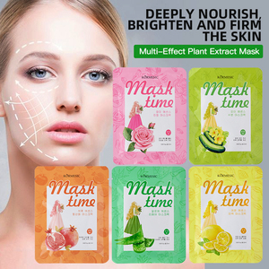 KORMESIC Masque facial personnalisé Aloe Vera <span class=keywords><strong>concombre</strong></span> Rose citron grenade extrait apaisant blanchissant antioxydant masque facial réparateur - Product Image 2
