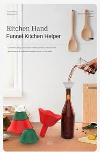 Embudo Plegable para Árbol de Navidad, Mini Embudo de Silicona para Cocina, Regalo, Libre de BPA, Utensilios de Cocina para Derrames de Aceite - Product Image 4