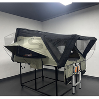 Carpa de Techo Rígida de Lona con Carcasa de ABS para Vehículos 4x4, Apertura Lateral, para Campamento al Aire Libre, Cuatro Estaciones, Gran Espacio, Ligera, para 4 Personas
