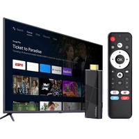 Dispositivo de Streaming 4K UHD 2026 H96 MAX Rockchip RK3399 Quad Core Dongle, Dispositivo Inteligente para Internet, OTT, USB, WiFi 6, BT 5.4, Premium TV Stick
