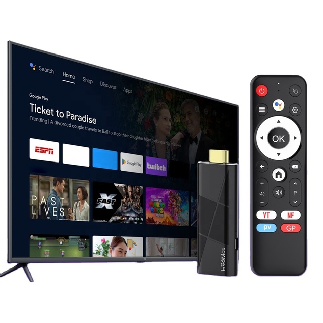 2026 H96 MAX Rockchip RK3399 Quad Core Dongle 4K UHD Streaming Device Smarter Internet Ott USB WiFi 6 BT 5.4 Premium TV Stick