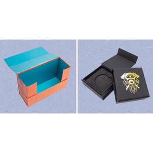 Foldable <b>book</b> shaped cardboard flip magnetic storage gift <b>box</b>, customizable according to needs - Product Image 3