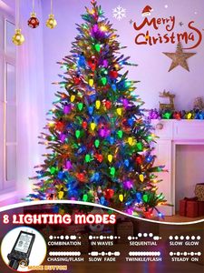 24V C9 Led Christmas Lights Bulb Warm White Ip65 Waterproof Rgbw Changing Christmas <b>String</b> Lights for Commercial <b>Garden</b> - Product Image 4