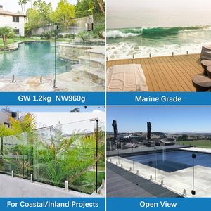 <span class=keywords><strong>Balustrade</strong></span> en verre sans cadre à prix de gros bon marché Rampe de <span class=keywords><strong>balustrade</strong></span> à embouts carrés Rampe de <span class=keywords><strong>balustrade</strong></span> - Product Image 5