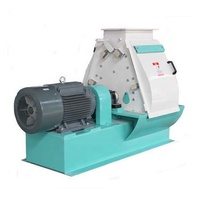Broyeur de farine de manioc monophasé, broyeur portable pour copeaux de bois, broyeur d'aliments pour animaux, broyeur de sciure de bois, machine à broyer à marteaux