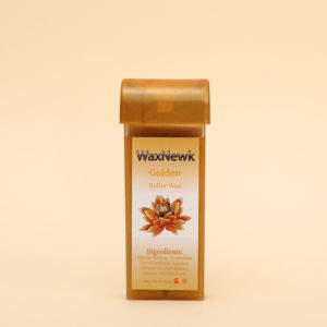 WaxNewK 100g <span class=keywords><strong>Cera</strong></span> Depilatoria en Roll-on Color Dorado, <span class=keywords><strong>Cera</strong></span> Caliente Natural en Cartucho para Calentador de <span class=keywords><strong>Cera</strong></span> - Product Image 1