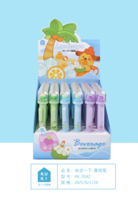 Kuki dễ thương cảnh quan Gel bút mùa hè mát mẻ phim hoạt hình sinh viên trẻ em văn phòng phẩm cung cấp với dễ thương papeleria Kawaii phim hoạt hình văn phòng phẩm - Product Image 6