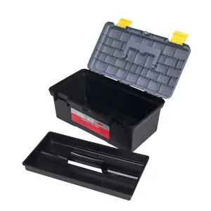 Boîte à outils professionnelle en plastique robuste matériel de pêche boîtier général boîte de pêche à la mouche bon marché boîtes à outils et armoires de rangement