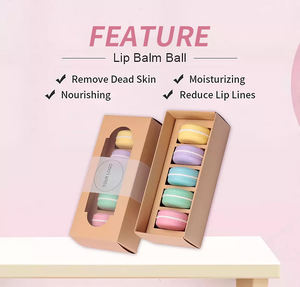 <span class=keywords><strong>Baume</strong></span> à lèvres Kawaii, nouveau, écologique, durable, classique, pour enfants, filles, <span class=keywords><strong>Smacker</strong></span>, fruité, teinté, pailleté, rose, petit, rond, bon marché - Product Image 5