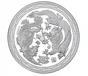 New Design Custom Double Sided Print Made Metal Stamping Dies Gold And Silver Souvenir Metal Coin