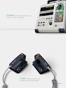Moniteur <span class=keywords><strong>Défibrillateur</strong></span> Vétérinaire Comen S5 AED avec Pacemaker, Moniteur Patient Animal ECG SpO2 NIBP CO2 Portable pour Utilisation d'Urgence - Product Image 6