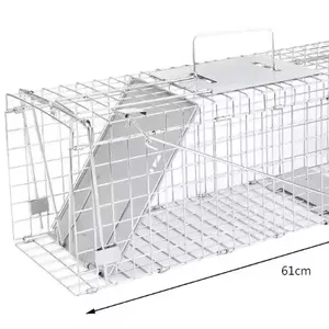 2024 nouveaux lapins Liebang, écureuils, vison, rat, contrôle de la vermine, attrape-piège à Cage d'animaux vivants pliants en métal