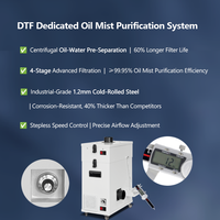 Mobile Puissant débit d'air dtf machine four filtre à fumée purificateur d'air extracteur de fumée d'huile