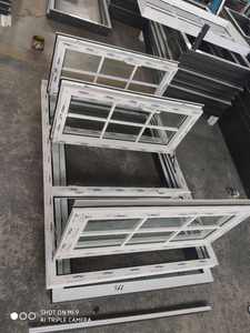 Nupvc — porte de fenêtre en <span class=keywords><strong>pvc</strong></span> au style décontracté, <span class=keywords><strong>baie</strong></span> glacée, avec écran - Product Image 5