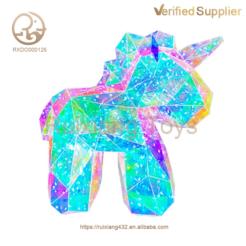 Licorne de 36 cm avec lumières