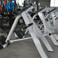 YG-FITNESS YG-1046 Appareil de musculation commercial à barre en T avec support pectoral, entraîneur de dos à charge libre