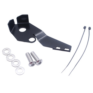 Motorcycle Side <b>Stand</b> <b>Switch</b> Protection Bracket For BMW R1200GS 14-17 Steel Lower Mount Silver Black - Product Image 1