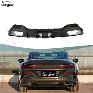 Sợi Carbon Phía Sau <span class=keywords><strong>Bumper</strong></span> Khuếch Tán Xả Cơ Thể Kit Spoiler Phụ Tùng Xe Hơi Cho BMW 8 Loạt M-Thể Thao 2D 2018-2022 2019 Điều Chỉnh Phụ Kiện - Product Image 2