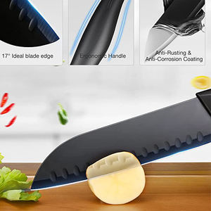 ชุดมีดทำครัวสแตนเลสสตีล19ชิ้นอเนกประสงค์, ป้องกันเอเวอร์ริช - Product Image 5