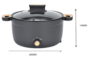 Prix usine 4 litres poêles électriques antiadhésif Smart Cooker Multi-Use Electric Cooking Hot Pot Cooker For Multi-Purpose - Product Image 3